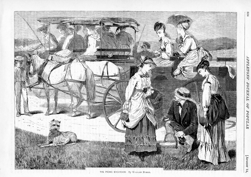 Winslow Homer’s The Picnic Excursion and “Picnic Excursions” in Appleton’s Journal (1869)