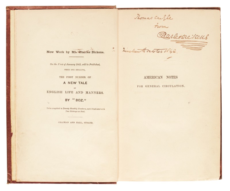 Charles Dickens’sAmerican Notes for General Circulation (1842)