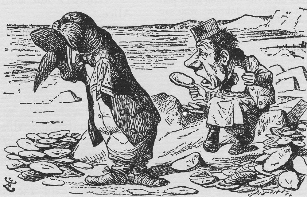 Lewis Carroll’s Through the Looking-Glass, and What Alice Found There: The Walrus and the Carpenter (1871)