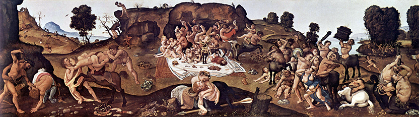 Piero di Cosimo’s Fight Between the Lapiths and the Centaurs (1500/15)