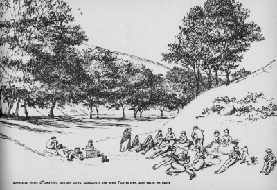 Charles Altamont Doyle. Sunnyside Picnic, 6th June 1889 and Nicer Beer and Sandwiches I Never Met, and Tried to Prove. From The Doyle Diary, The Last Great Conan Doyle Mystery (1978). Private Collection.