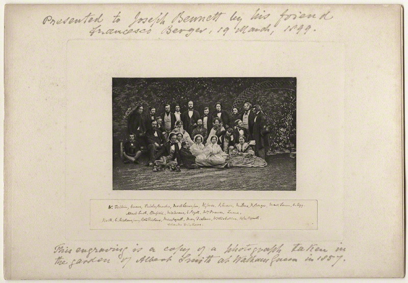 Charles Dickens and Cast of The Frozen Deep (1857)