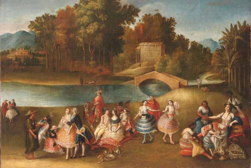 A Merry Company on the Banks of the Rímac (1780c)
