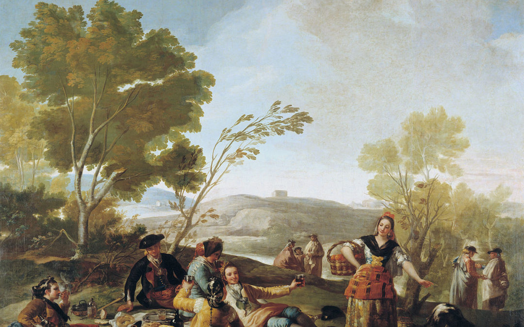 Francisco Goya’s Merienda a orillas del Manzanares (1776)