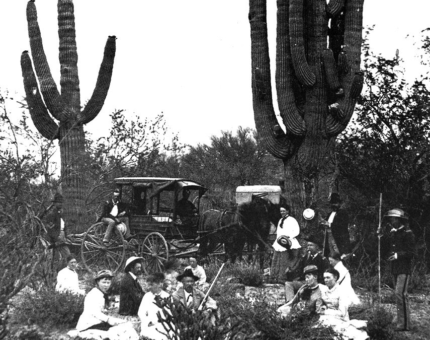 George Rothrock’s  may Day Picnic at Fort McDowell (1877c)