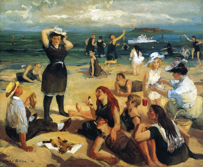 John Sloan’s South Beach Bathers (1908)