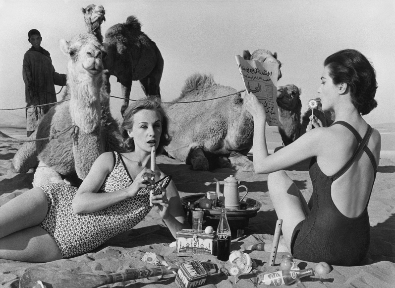 William Klein’s Fashion Models at a Picnic (1958)