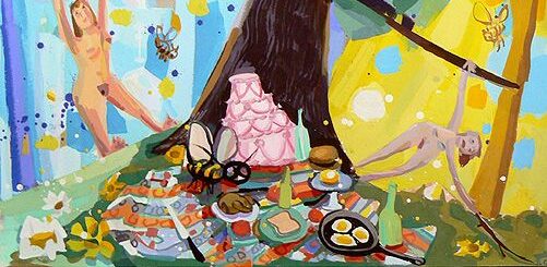 Judith Linhares’s  Picnic Rock (2008)