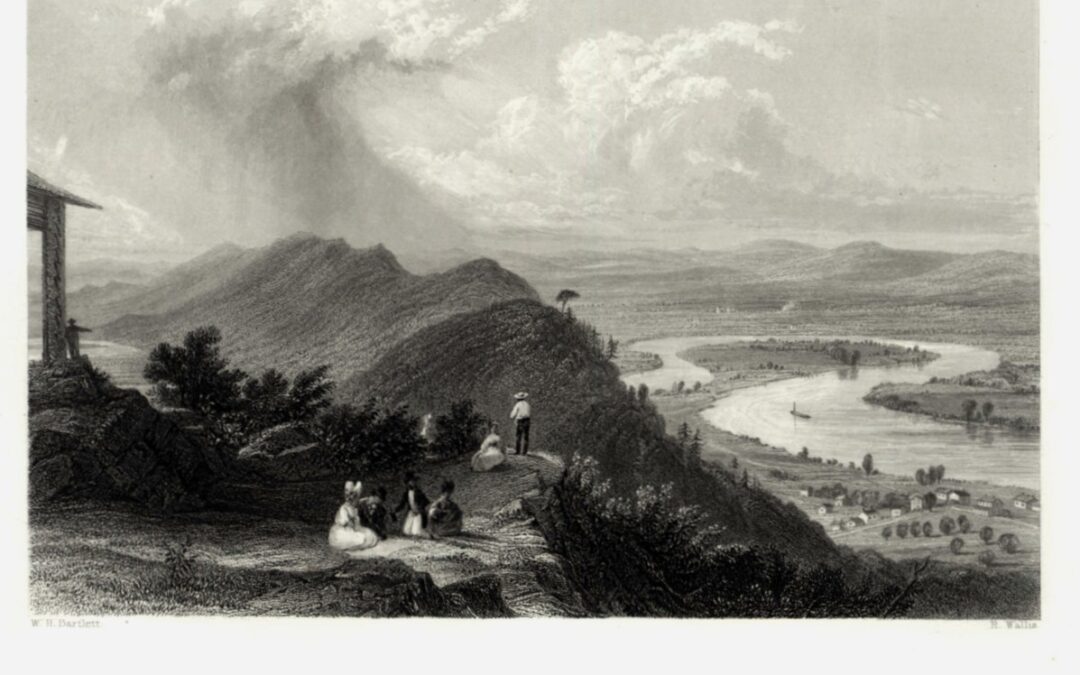 William Bartlett’s  View from Mount Holyoke (1837)