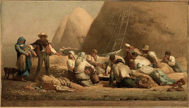 Jean-Francois Millet’s Harvesters Resting (1852 c.)