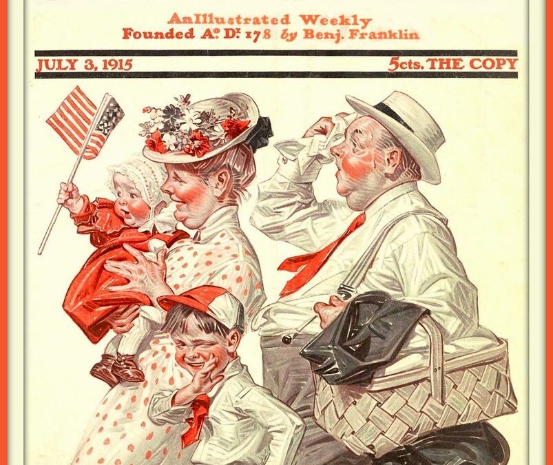 Joseph Leyendecker’s Fourth of July Picnic (1915)