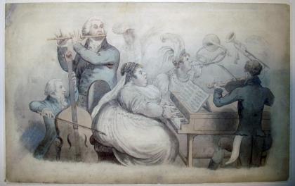 Edward Francis Burney’s The Pic-Nic Orchestra (1802)