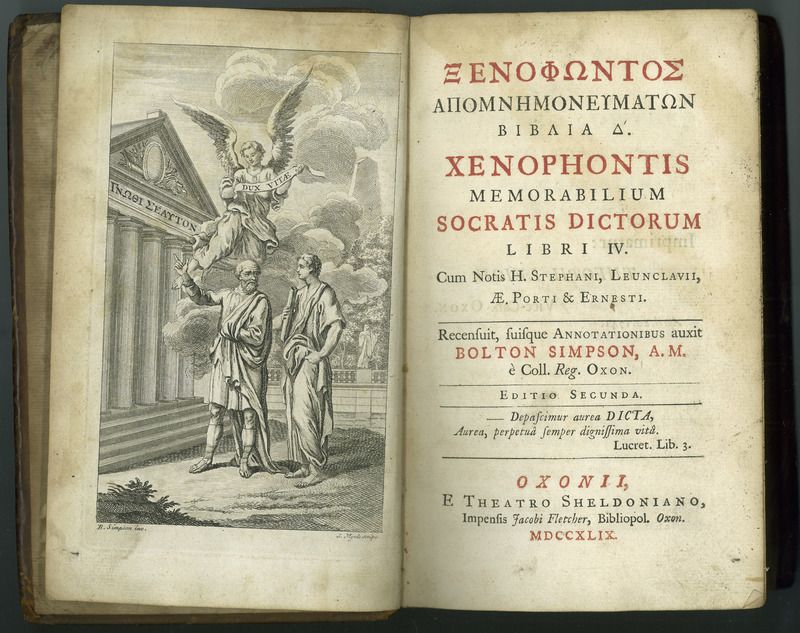 Xenophon’s The Memorabilia (c.370BCE)