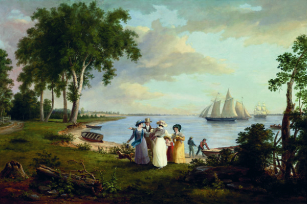 Thomas Birch’s View of the Delaware near Philadelphia (1831)