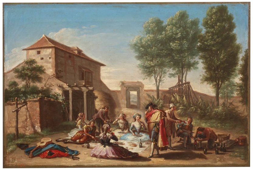 Francisco Bayeu y Subias’s Merienda en el Campo (1786)