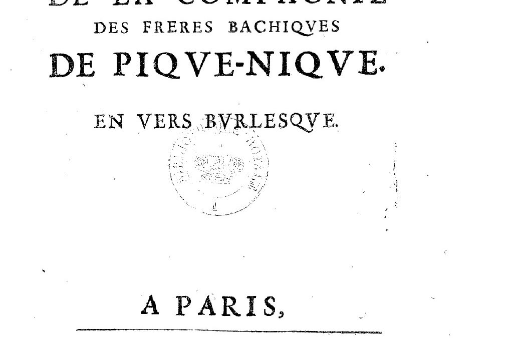 La Compagnie des frères de bacchique de Pique-Nique (1649)