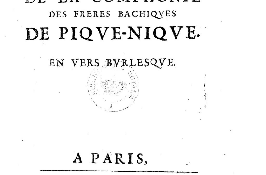 The Man called Pique-Nique: La Compagnie des frères de bacchique de Pique-Nique (1649)