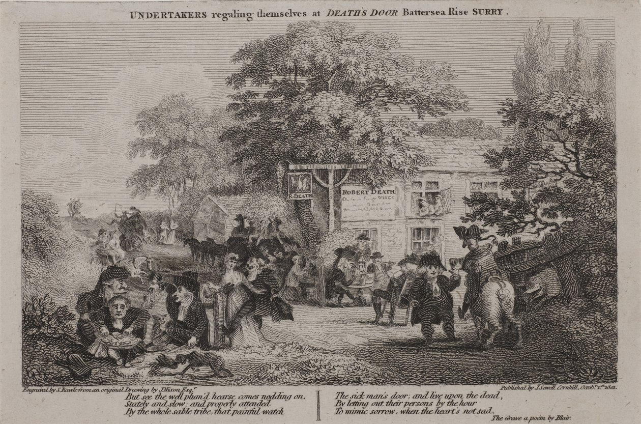 John Nixon – Undertakers regaling themselves at Deaths Door 1801 – (MeisterDrucke-370830)