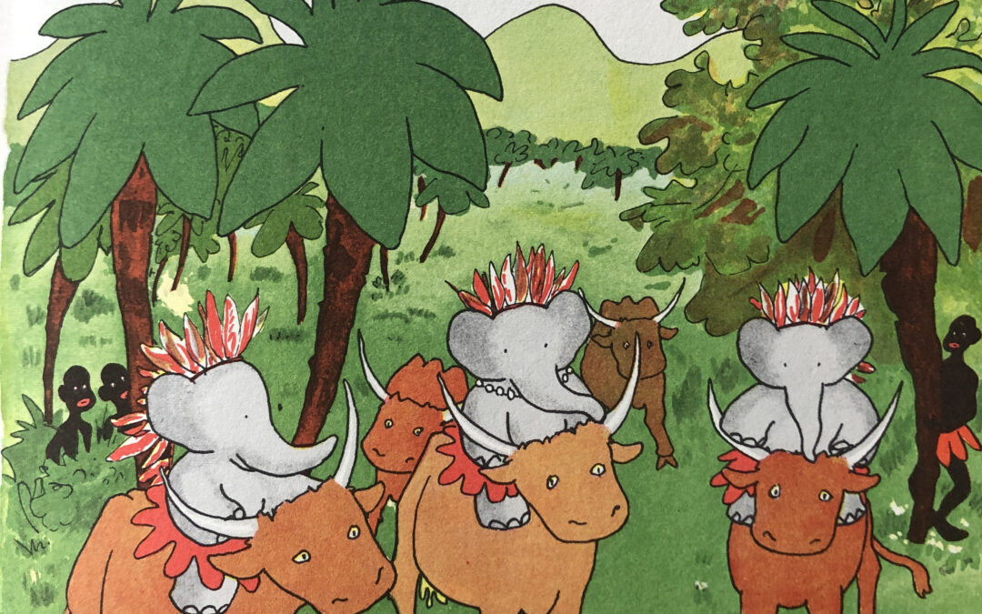 Laurent de Brunhoff’s Babar’s Picnic [Pique-nique Chez Babar] (1949)